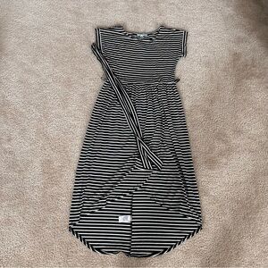 NWT Black And White Striped She + Sky Dress!